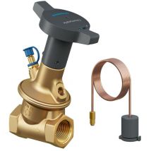 Oventrop - HydroControl d Differenzdruckregler pn 25 dn 20 Rp 3/4' Innengewinde, entzinkungsbeständig, 50-300mbar