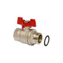 Oventrop - Kugelhahn 1'' für Edelstahlverteiler 1406384