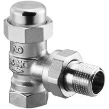Oventrop - Combi l Heizkörperverschraubung dn 15 1/2' pn 10 Eckausführung, Messing vernickelt