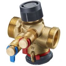 Regulierventil Cocon qt mit Messventilen, dn 10 g 1/2' Außengewinde, 30-210l/h - Oventrop