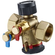 Oventrop - Regulierventil Cocon qt mit Messventilen, dn 15 beidseitig Innengewinde, 30-210l/h