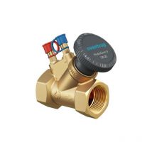 Oventrop - Vanne d&39équilibrage HydroCom 1062704 dn 15, Rp 2000 /2, pn 16, filetage intérieur des deux côtés, laiton