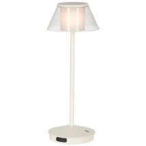 Inspired Mantra K5 Lanterna portatile, led 2W, 3000K, 230lm, IP54, cavo di ricarica usb incluso, bianco, 3 anni di garanzia