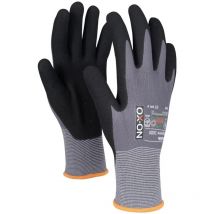 170.69 Handschuhe Flexible Supreme 1600 Größe 9 schwarz/hellgrau EN388 EN4 - Ox-on