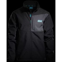 OX Tools OX Softshell Jacket (Black/Grey) Small OX-W550102