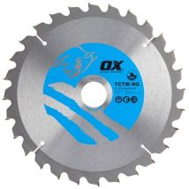 OX Tools OX Wood Cutting Circular Saw Blade 216/30mm, 28 Teeth Atb OX TCTW 21630