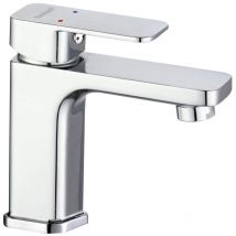 Llavisan - Kibath L152444 Rubinetto monocomando Che Design Stilizzato e Quadrato. Realizzato in Ottone e Finitura cromata Include raccordi, Tubi e