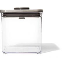 OXO - Good Grips Steel pop Big Square Short 2.6L Storage Container