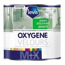Levis - Oxygène Velours Peinture Murale 0% de Solvant Ajouté - Intérieur Finition: Velours - Couleur: Blanc - Conditionnement: 5L