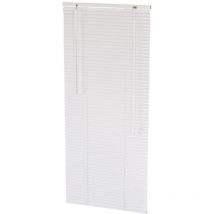 Oypla - 60 x 150cm Aluminium White Home Office Venetian Window Blinds with Fixings