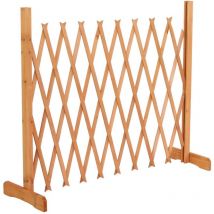 Expanding Freestanding Wooden Trellis Fence Garden Screen - Oypla