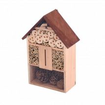 Wooden Stick Bee Wildlife Insect Hotel House Garden Nest Shelter Box Habitat - Oypla