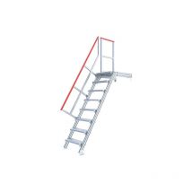 Matisère - Industrietreppe 10 Stufen - Standhöhe de 2.50m - Stufenbreite 600mm - Anstellwinkel 60° - 22200610