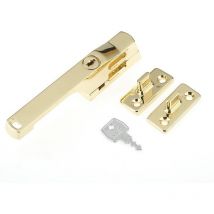 Yale - Locks P115PB Lockable Window Handle Polished Brass Finish YALP115PB
