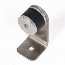 Paar Befestigungslaschen Edelstahl 316 rechts inox import für Rohr Ø40 mm - 602