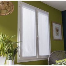 Paar Filterfenster, Leo Weiß-weiß Nr. 0 L.60 X H.180 Cm Centrale Brico