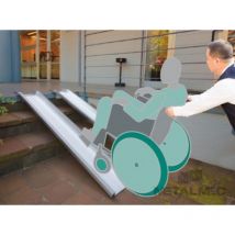 Paar Laderampen Metalmec 050x246x2000 Mit Rand - Mm050b02520