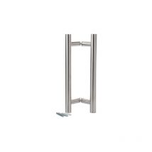 Blindomax - Paar Marschallstab Edelstahl 304 Griff Rechtszug Ø38 L.1800 Achse 1500mm inox import - 696