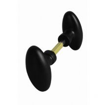 Knopf 1172 double eco schwarz Duval bilcocq quadratisch 6 und 7mm - 36-0108-4900