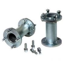 Paar Zwillingsraddistanzstücke l 130 mm für Nibbi fc 20 - fc 145 Mäher