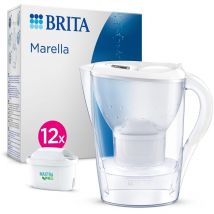 Brita - Marella Caraffa Filtrante per Acqua incl. 12x filtri maxtra pro All-in-1