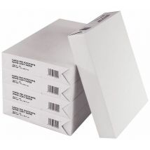 BES - Pacco 5 risme fogli A4 carta per stampante fotocopie risma 500 fogli 80g