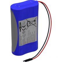Pacco batteria 2x 18650 Ansmann 2S1P con cavo Li-Ion 7.2 v 3500 mAh