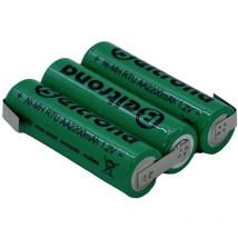 Pacco batteria 3x Stilo (aa) Beltrona RTU3AAZ linguette a saldare a z NiMH 3.6 v 2200 mAh
