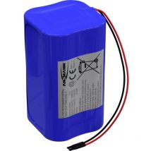 Pacco batteria 4x 18650 Ansmann 2S2P con cavo Li-Ion 7.2 v 7000 mAh