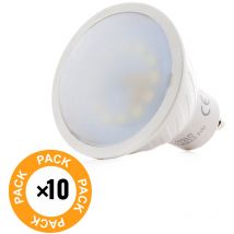 Greenice - Pack 10 Bulbs LEDs 2835SMD GU10 6W 500Lm 30.000H