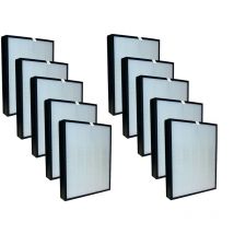 Noaton - Pack 10 filtres hepa + charbon FPK01 compatible avec Delonghi ac 75