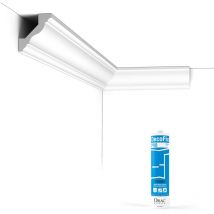 Pack 10 mètres Corniches Plafond CX110 avec colle Orac x Cimaises-et-plus - 4,