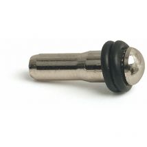 Pack 100 Supports en Verre pour Meubles Fait de fer Finition zinguée au nickel 100 unités - talla