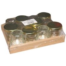 Culs de poule et bassines – Pack de 12 confituriers 44 ml – Forme, Matières – Bouchonnerie Jocondienne