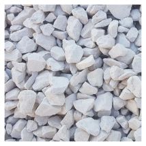 Big Bag Express - pack 16M² Gravillon Calcaire super Blanc ø 6/14 mm (32 x Sac de 25Kg +/- 800Kg ) - Livraison standard