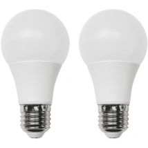 Lot 2 Ampoules led Standard E27 9W Equi.60W 806lm 10000H 1Primer Leader