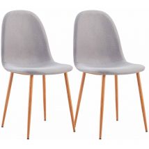 Thinia Home - Lot 2 Chaises de salle à manger Linen Nuova 91x51x44cm