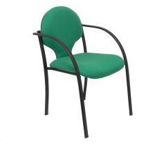 Pack 2 chaises Hellin châssis noir bali vert
