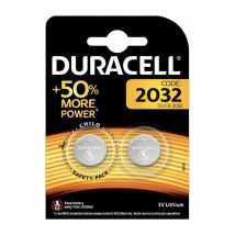 Mikroknopf-Lithiumbatterie CR2032 Blister 2 Einheiten ø20x3,2mm - Duracell