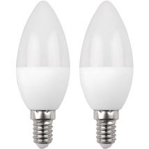 Lot de 2 ampoules LED E14 7.4W Equi.60W 806lm 25000H 7hSevenOn Premium