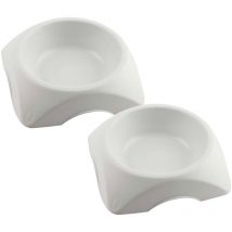 Lot 2 mangeoires pour chiens 1,2 Litres Bama