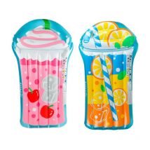 Pack 2 Matelas Gonflables d'Eau Géants, Ultra Confort, pour Piscine & Plage - Pack Twin Fresh Fruits 185 x 100 cm