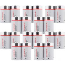 Lot de 40 piles alcalines LR20 D 1,5V - Thomson