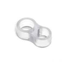 Retenue de porte pour poignée, plastique transparent mod. 8