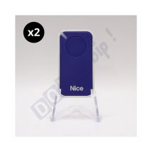 Nice - Set von 2 Fernbedienungen inti1 blau -Drehcodesender era inti 1 - 433.92 mhz