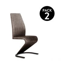 Pack 2 sillas de comedor Rin Marengo 45cm (ancho) x 100cm (alto)