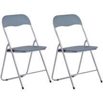 Pack 2 Sillas Plegables Acolchadas Basic 44x46x79cm 7house
