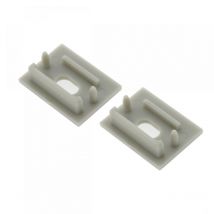 Pack 2 Tapones para Perfil Fat Blanco Iluminashop