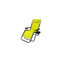 Romo - Tumbona Plegable para jardin y Playa, Amarillo (Pack 2)