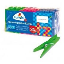 Pack 24 Pinzas Polipropileno 75 Mm. - Cuncial